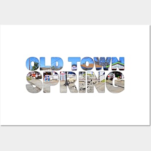 SPRING - Old Town Houston TX USA Gift Shops Posters and Art